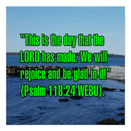 Póster Salmo 118:24 WEBU