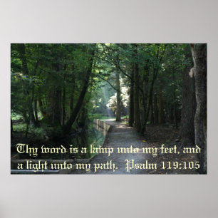 Póster Salmo 119:105
