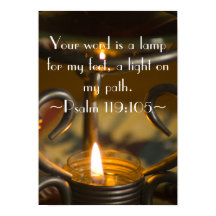 Salmo 119:105 Poster