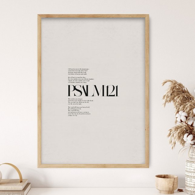 Póster Salmo 121, Versículo Bíblico, Biblia Moderna, Escr (Subido por el creador)