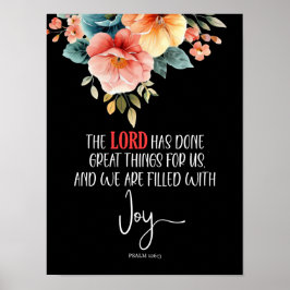 Póster Salmo 126:3 El Señor ha hecho
