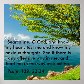 Póster Salmo 139:23-24