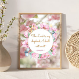 Póster Salmo 23 : 1 - El Señor es mi Pastor