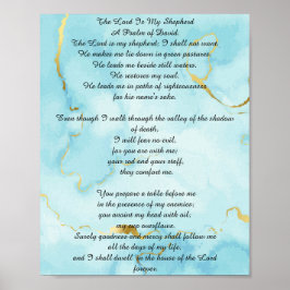 Póster Salmo 23 citas bíblicas
