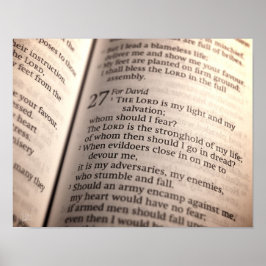 Póster Salmo 27 [Imprimir]