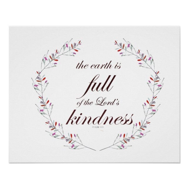 Póster Salmo 33 (Anverso)