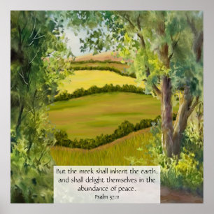 Póster Salmo 37:11
