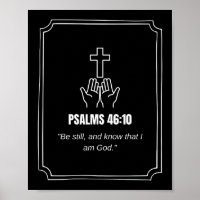 Salmo 46:10 KJV Versículo Bíblico Escritura Minima