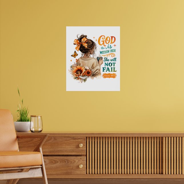 Póster Salmo 46:5. (Salón 2)