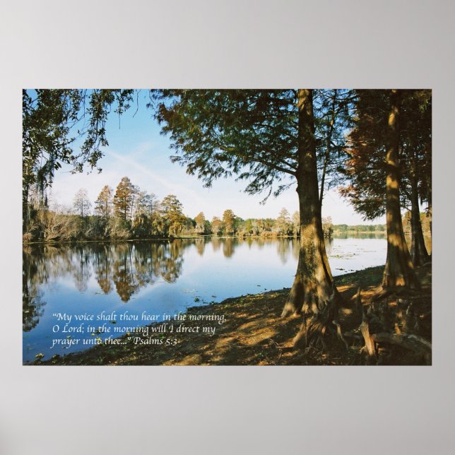 Póster Salmo 5:3 (Frente)