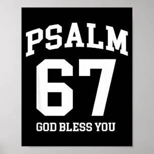 Póster Salmo 67 Cristiano 6 7 Seis Siete Jesús Meme Diver