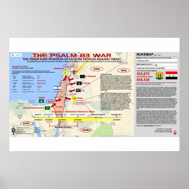 Póster Salmo 83 Guerra 1 (Frente)