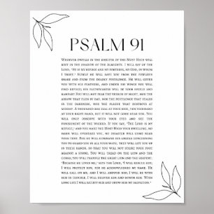 Póster Salmo 91