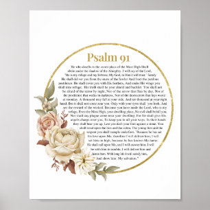 Póster Salmo 91 NKJV