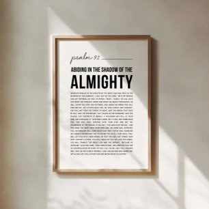 Póster Salmo 91 NKJV