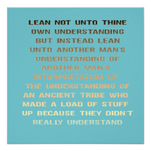 Póster Salmo sarcástico