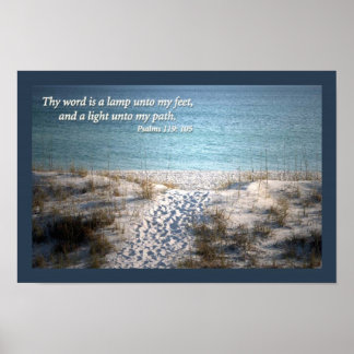 Póster Salmos 139:105