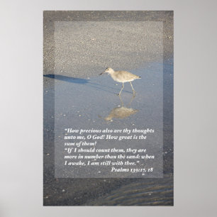 Póster Salmos 139: 17-18 Imprimir