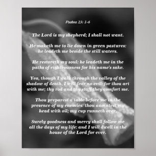 Póster Salmos 23: 1-6