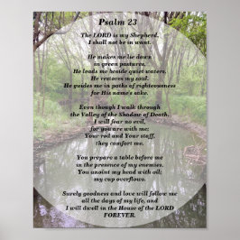 Póster Salmos 23 El Señor es mi Poster Pastor
