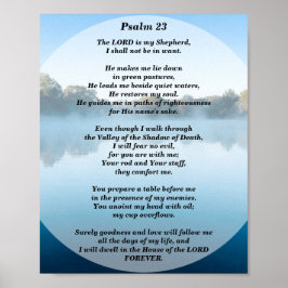 Póster Salmos 23 El Señor es mi Poster Pastor