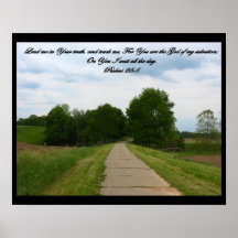 Salmos 25:5 Poster