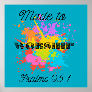 Póster Salmos 91:1 Biblia versus camiseta - hecha para ad