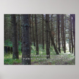 Póster Salmos 96:12 Inspiradores