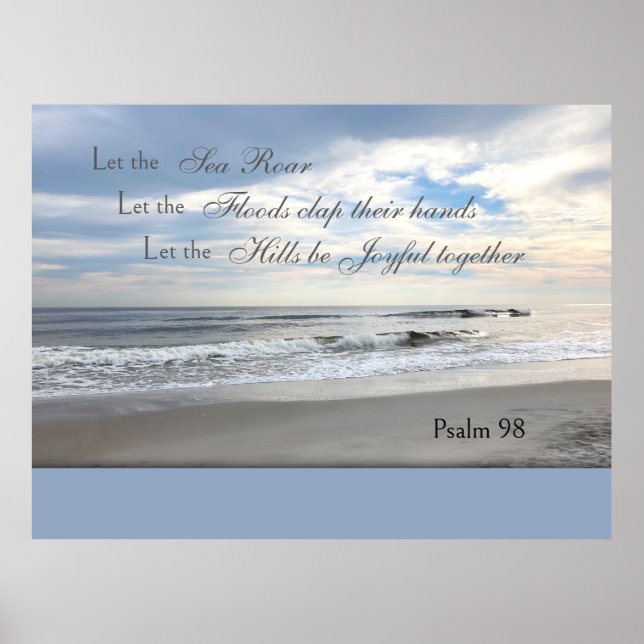 Póster Salmos 98 Que brame el mar (Frente)