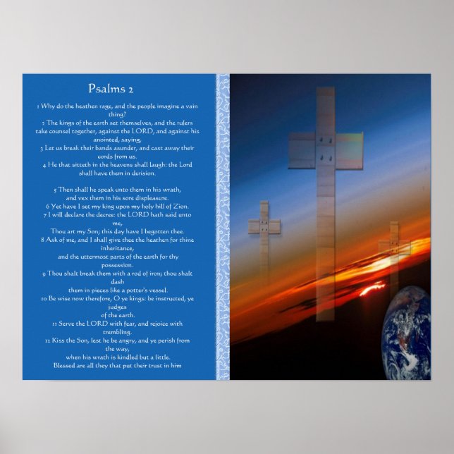Póster Salmos capítulo 02 Carteles 2 (Frente)