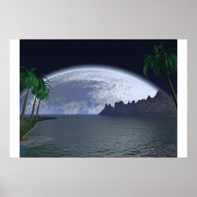 Póster Salohcin Tropical Moon (Frente)