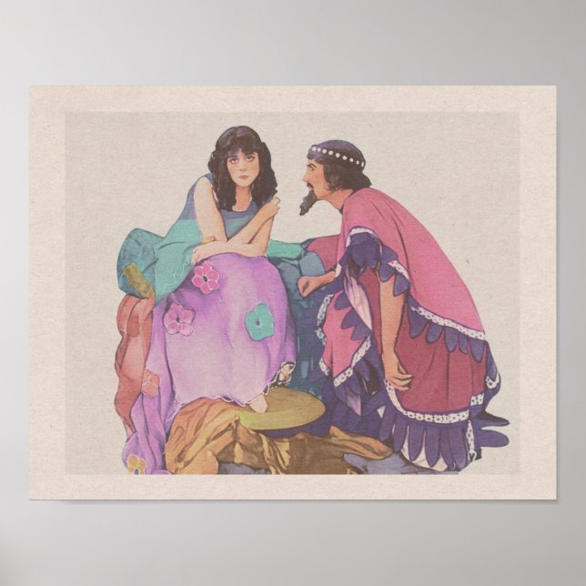 Póster Salomé (1918) - Comienza la trama (Frente)