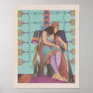 Póster Salomé (1918) - El Chica bailarín