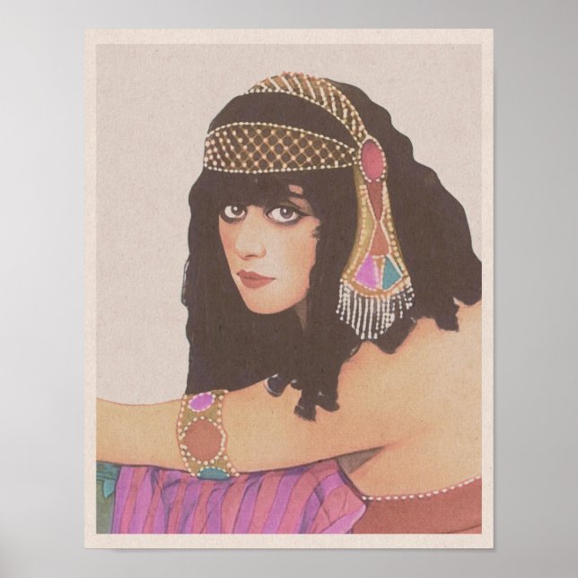 Póster Salomé (1918) - Encantador de la noche (Frente)