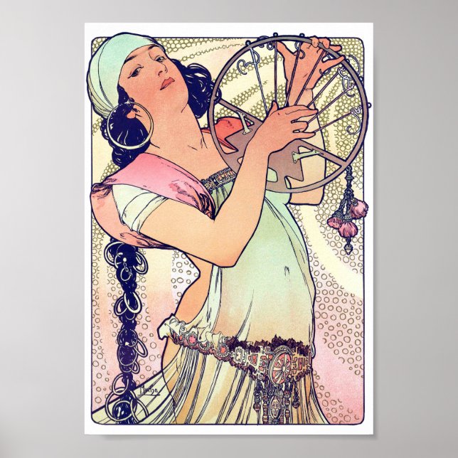 Póster Salome, Alphonse Mucha (Frente)