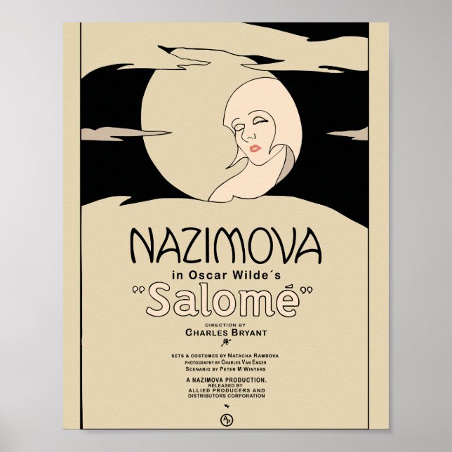 Póster Salome Vintage Movie Poster (Frente)