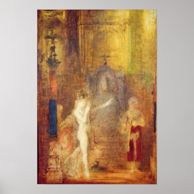 Póster Salomón bailando antes de Herodes, c.1876 (Frente)