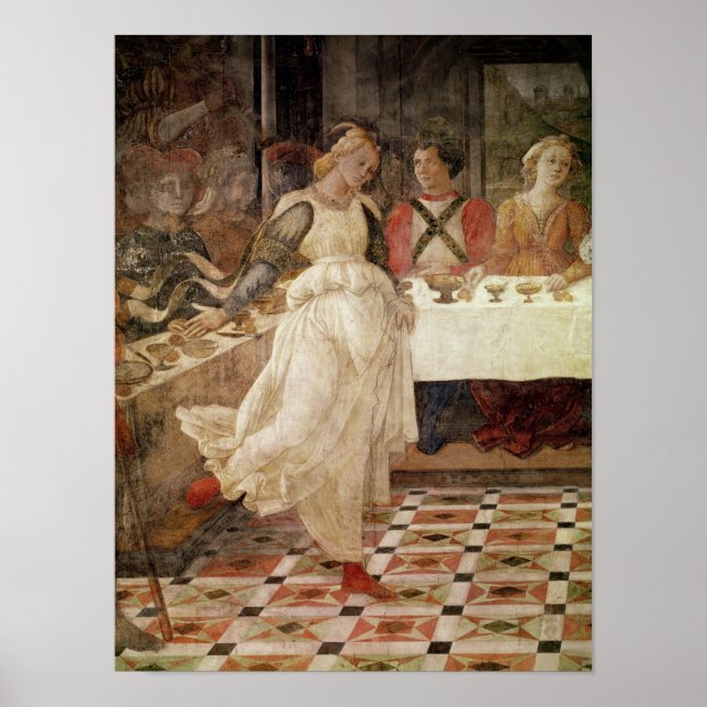 Póster Salomón bailando en la fiesta de la sangre (Frente)