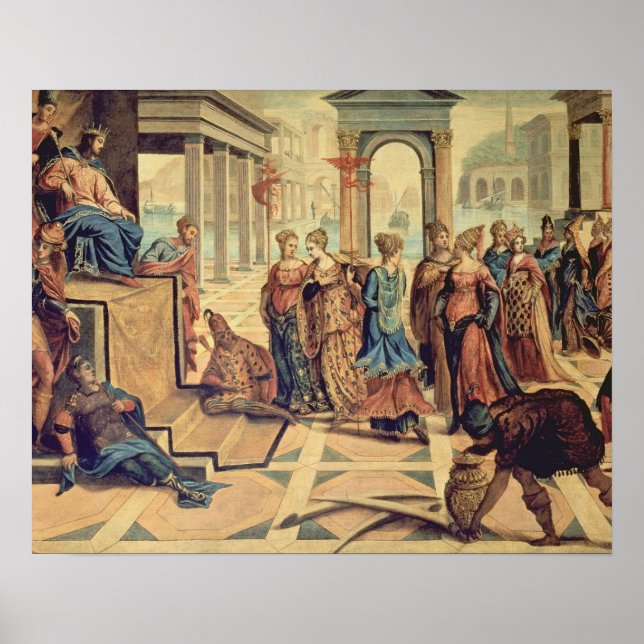 Póster Salomón y la Reina de Saba (Frente)