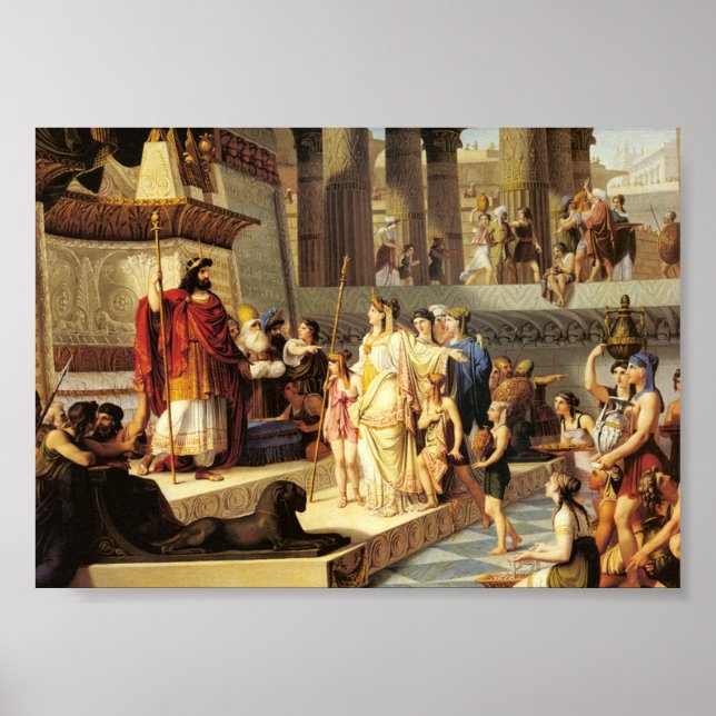 Póster Salomón y la reina de Sheba - Giovanni De Min (Frente)