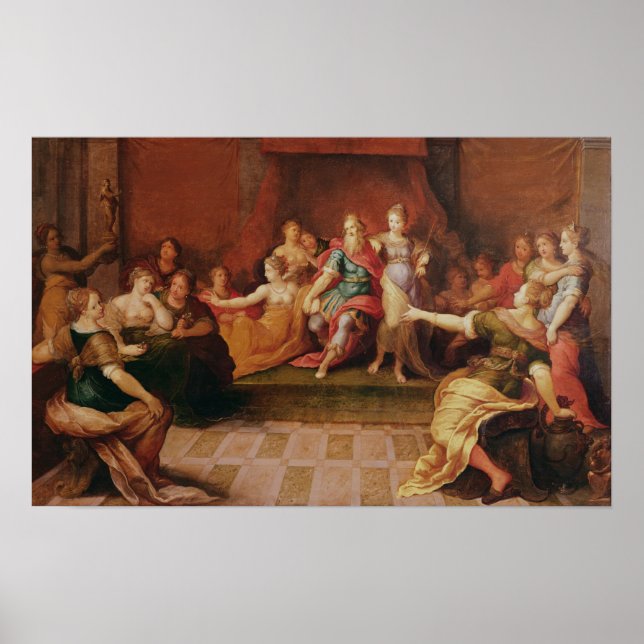 Póster Salomón y sus mujeres (Frente)