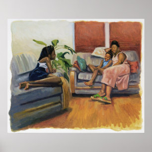 Póster Salón 2000 de la sala de estar