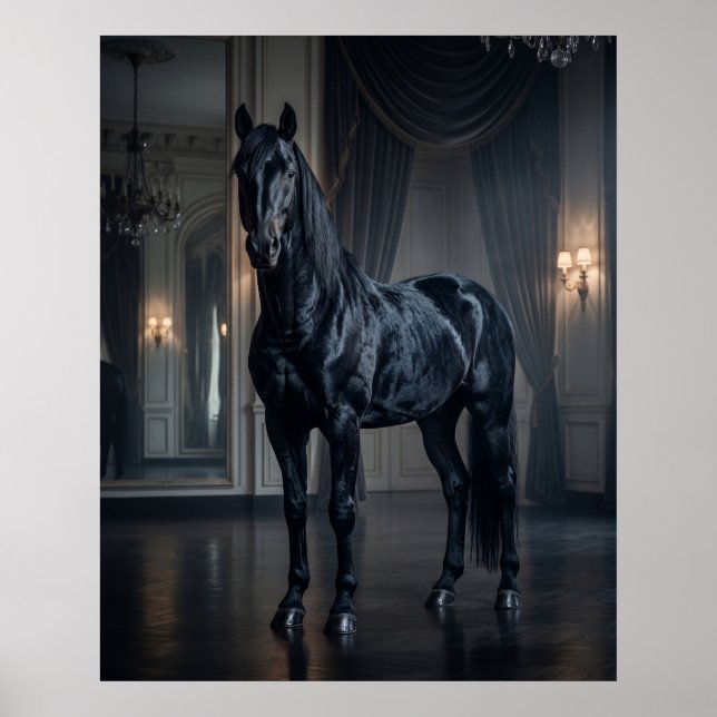 Póster Salón de Baile Caballo de Medianoche (Frente)