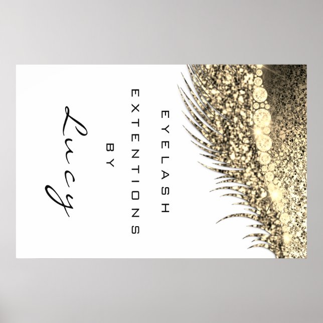 Póster Salón De Belleza De Artistas De Maquillaje Lanza G (Frente)