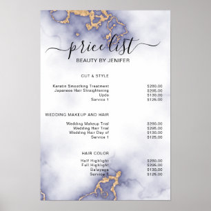 Póster Salón de belleza elegante y moderno