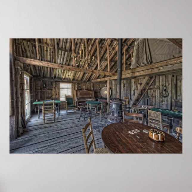 Póster SALÓN DE CRITERIO y CASINO - MONTANA (Frente)