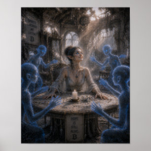 Póster Salón de espiritualismo abandonado / Medio / Esper