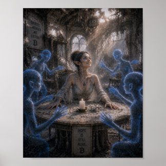 Póster Salón de espiritualismo abandonado / Medio / Esper