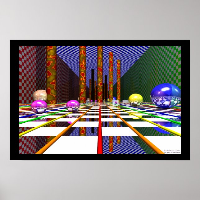 Póster Salón de la Autoreflexión. (Frente)