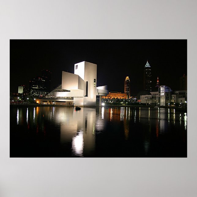 Póster Salón de la Fama y el Museo del Rock and Roll, Cle (Frente)